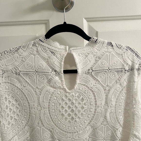 New W/O tags White Lace Dress - Picture 6 of 8
